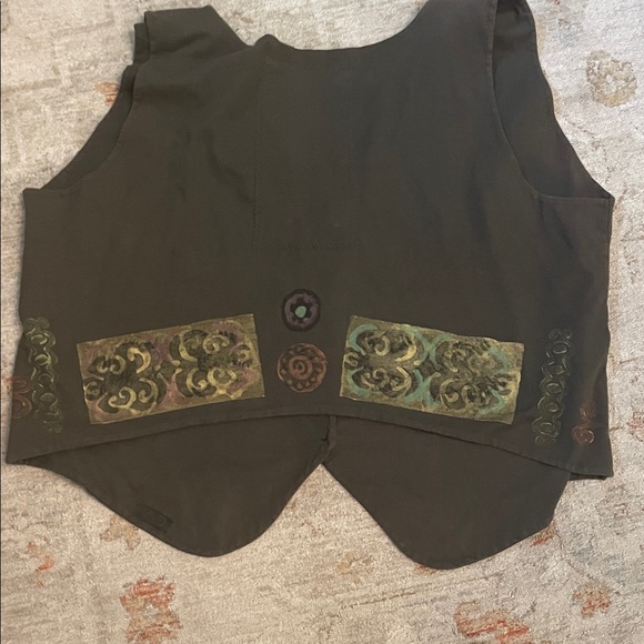 BlueFish Vintage Style vest - Olive Green size 1. Large to xlarge - Picture 6 of 10
